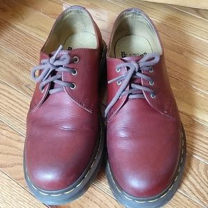 DR MARTENS hardlife oxfords oxblood